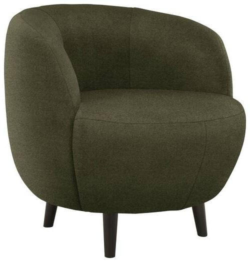 SESSEL in Webstoff Grün  - Schwarz/Grün, Design, Holz/Textil (72/72/76cm) - LOOKS by W.Joop