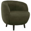SESSEL Webstoff Grün    - Schwarz/Grün, Design, Holz/Textil (72/72/76cm) - LOOKS by W.Joop