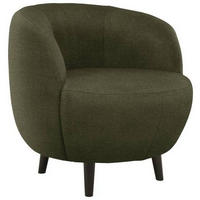 SESSEL Webstoff Grün    - Schwarz/Grün, Design, Holz/Textil (72/72/76cm) - LOOKS by W.Joop