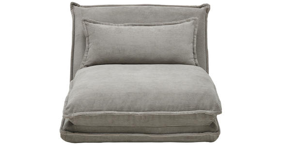 SCHLAFSESSEL  in Cord Grau  - Grau, Design, Textil (83/76,5/59cm) - Carryhome