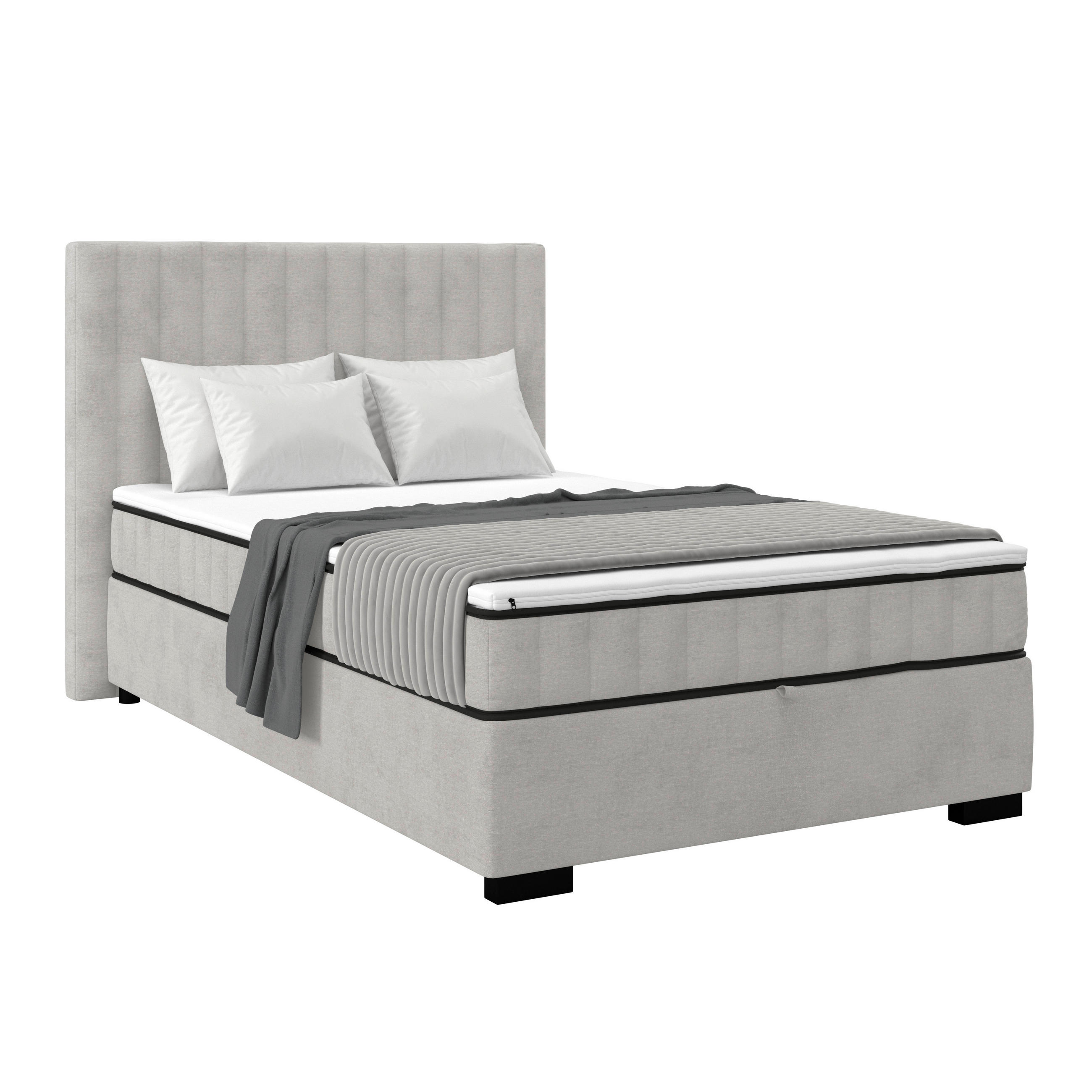 Boxbett Mit Topper & Bettkasten 140x200 Maya