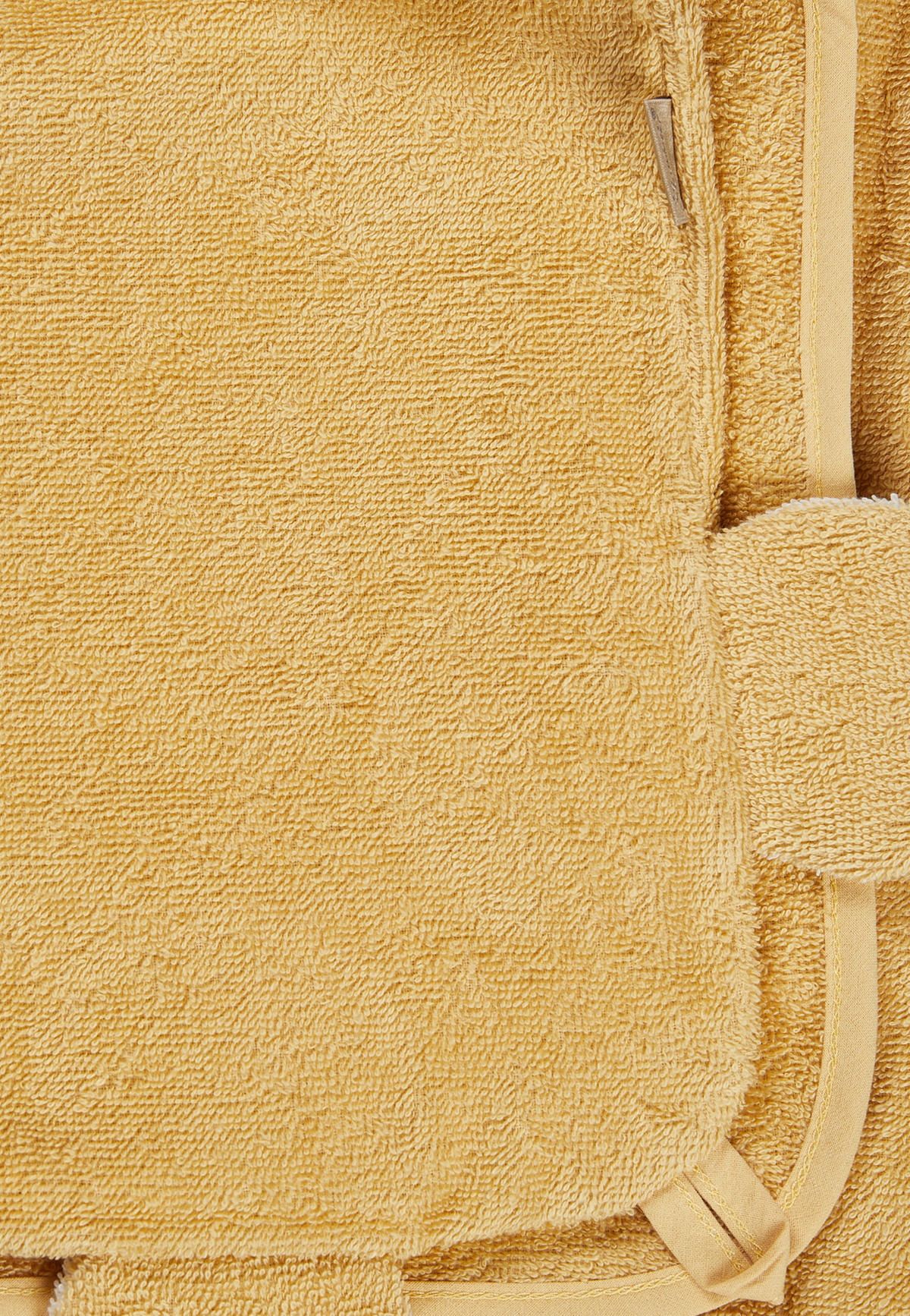 KAPUZENBADETUCH Löwe Leo  - Dunkelgelb, Basics, Textil (100/100/0,5cm) - Sterntaler