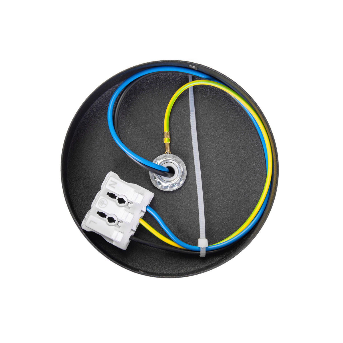 DECKENLEUCHTE    16/16/19 cm  - Schwarz, KONVENTIONELL, Metall (16/16/19cm)