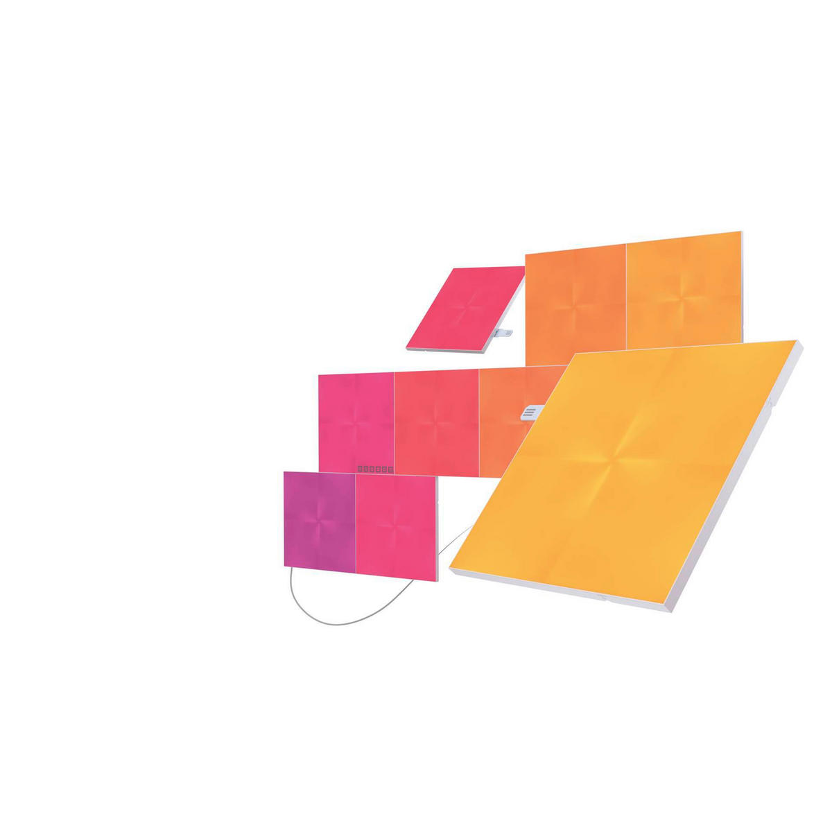 CANVAS STARTER KIT 9ER NANOLEAF CANVAS   - Weiß, Basics, Kunststoff (15/15cm)