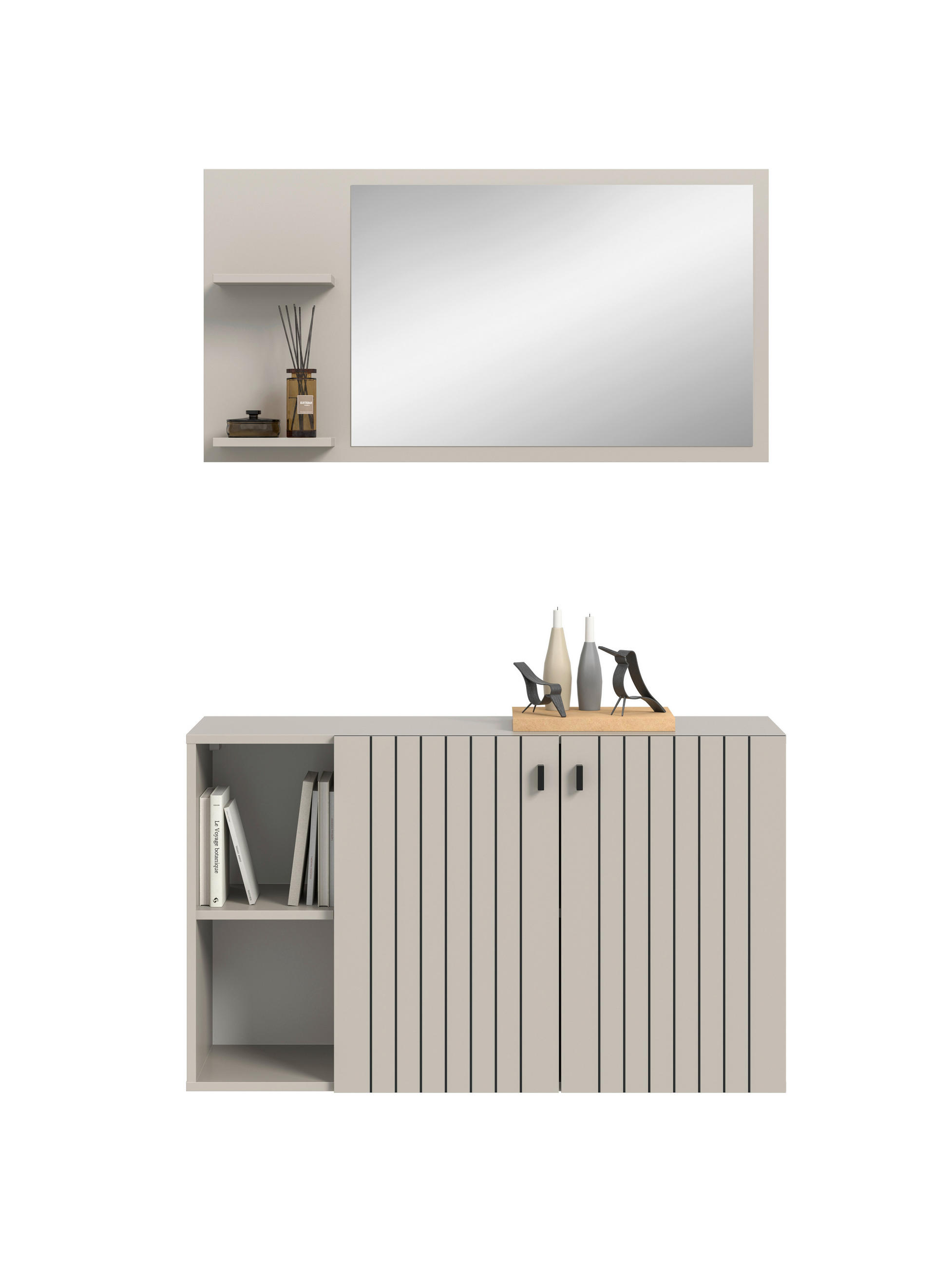 GARDEROBE  in 106/192/37 cm  - Kaschmir, Design, Holzwerkstoff (106/192/37cm) - MID.YOU