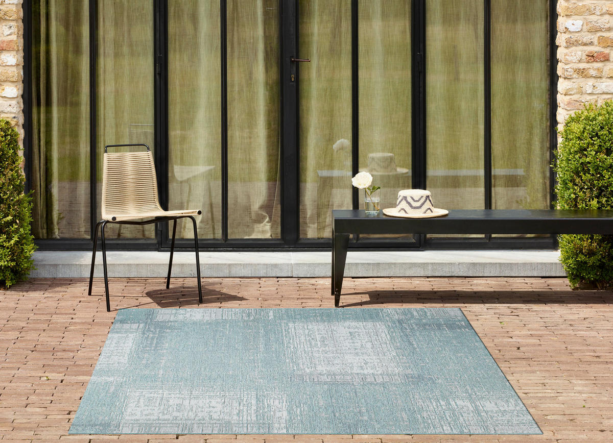 OUTDOORTEPPICH 160/230 cm Amalfi Blau  - Blau, KONVENTIONELL, Textil (160/230cm) - Novel