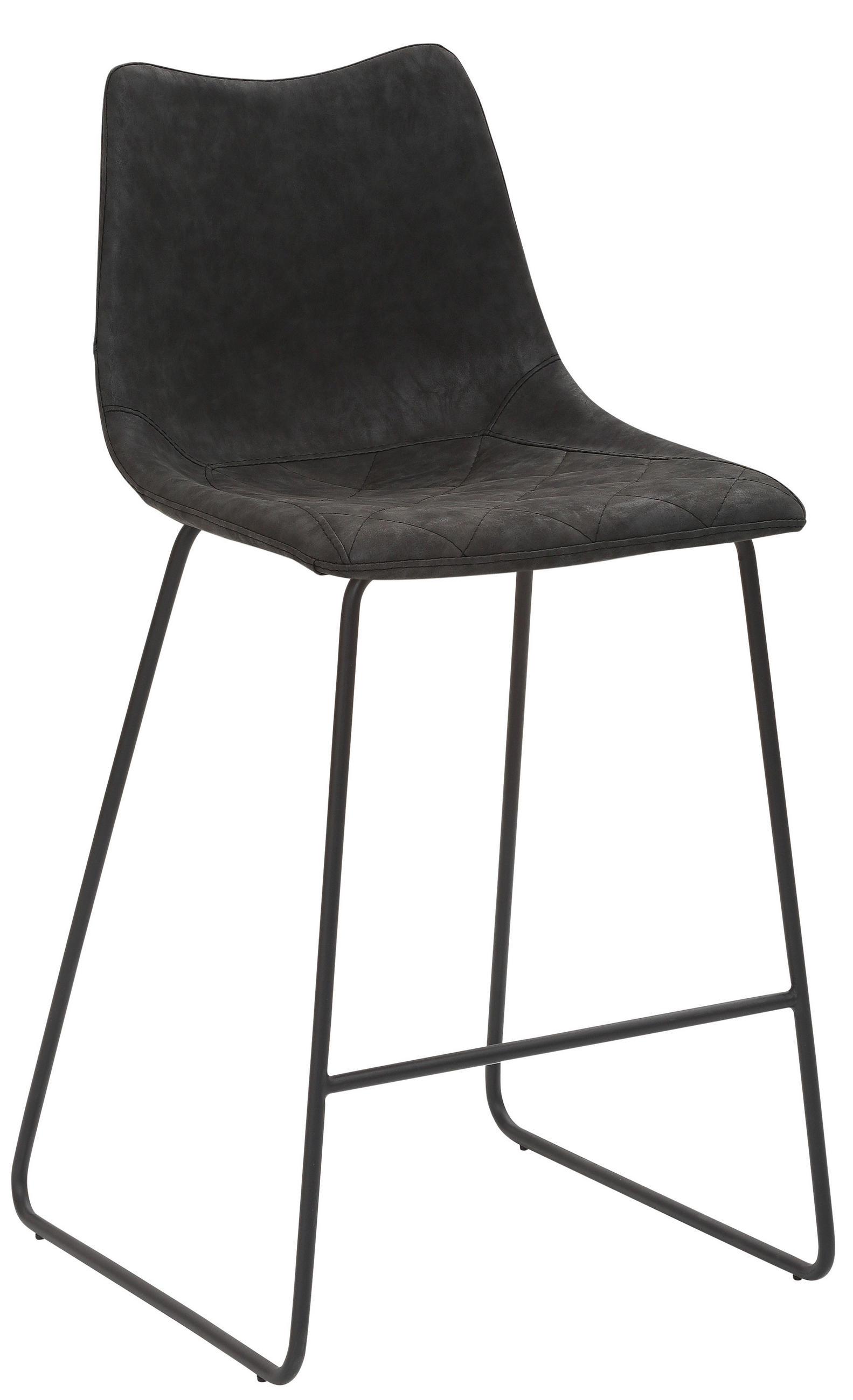 TRESENSTUHL in Schwarz  - Schwarz, KONVENTIONELL, Textil/Metall (49/99/51cm) - Livetastic