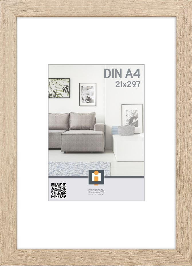 BILDERRAHMEN - Braun, Basics, Glas/Kunststoff (24/33/1,5cm)