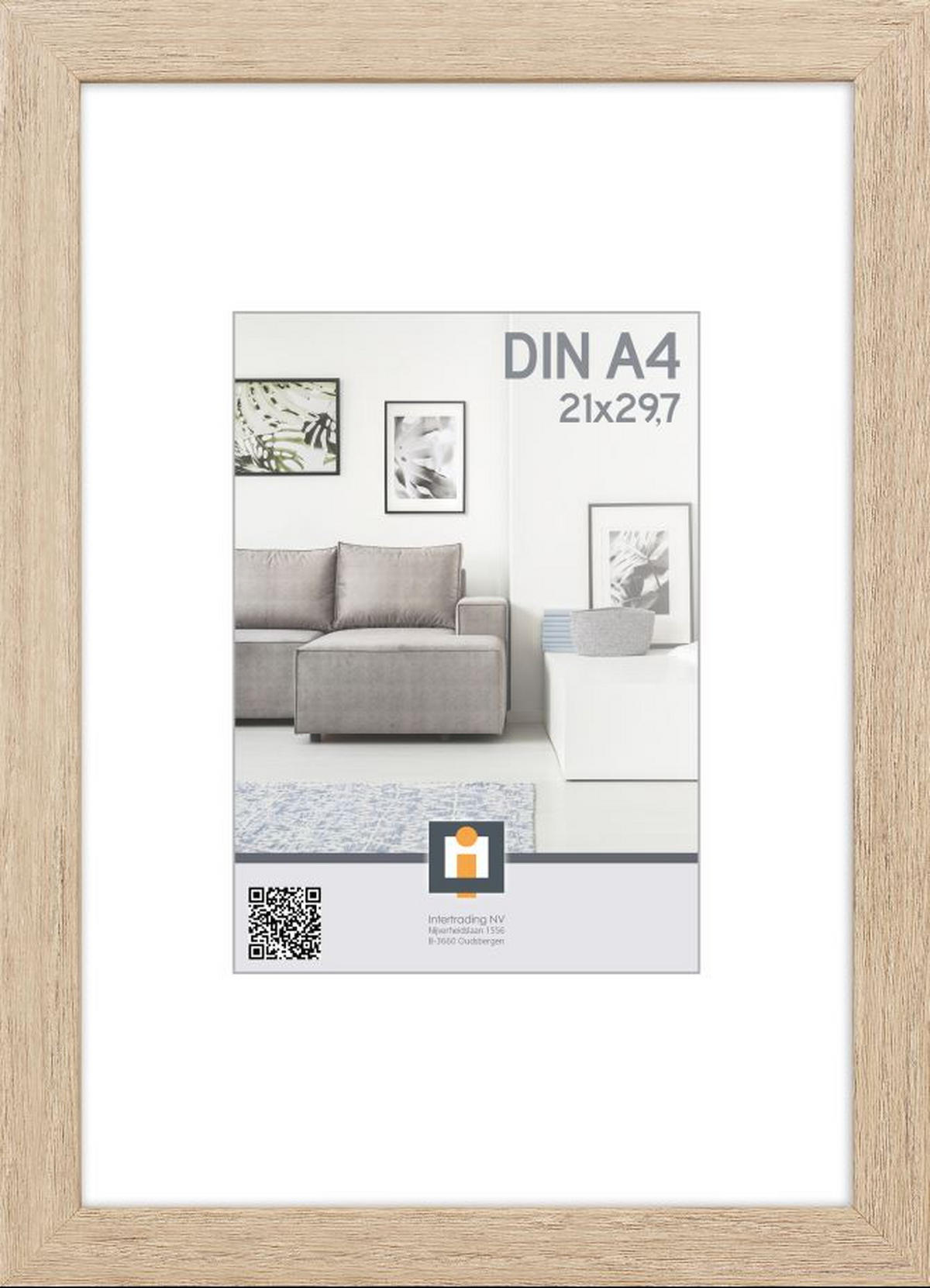 BILDERRAHMEN - Braun, Basics, Glas/Kunststoff (24/33/1,5cm)