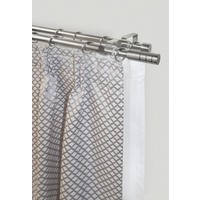 KOMPLET GARNIŠNA boja nerđajućeg čelika metal - boja nerđajućeg čelika, Osnovno, metal (200-360cm)