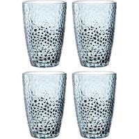 GLÄSERSET Matera 4-teilig  - Blau, Natur, Glas (8,4/12/8,4cm) - Leonardo