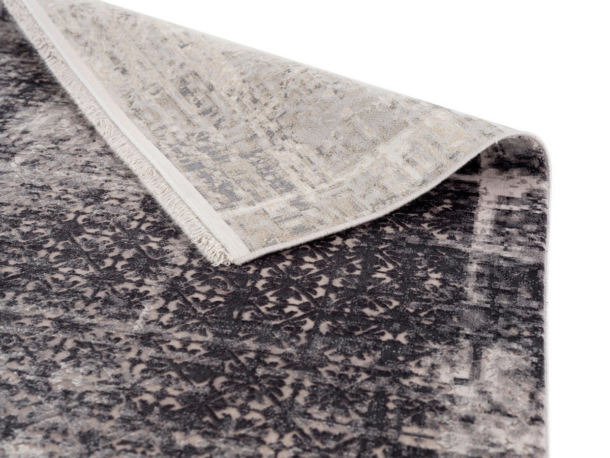 WEBTEPPICH 160/230 cm Vision Anthrazit rechteckig  - Anthrazit, Basics, Textil (160/230cm) - Schöner Wohnen