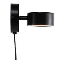 WANDLEUCHTE Clyde 10/10 cm   - Schwarz, Design, Metall (10/10cm) - Nordlux
