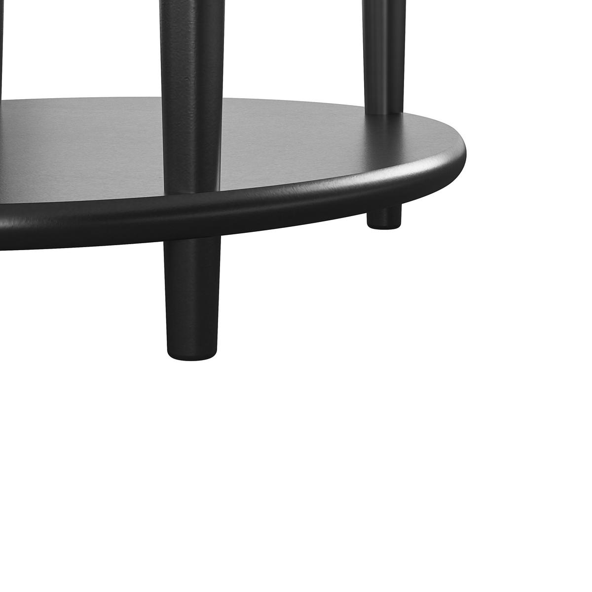 BEISTELLTISCH in Holzwerkstoff 55/45/66 cm  - Goldfarben/Schwarz, Design, Holzwerkstoff/Metall (55/45/66cm) - MID.YOU