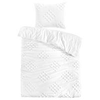 BETTWÄSCHE Struktur 140/200 cm  - Weiß, Basics, Textil (140/200cm) - Novel