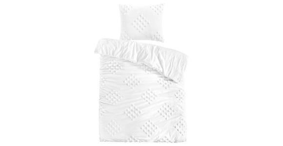 BETTWÄSCHE Struktur 140/200 cm  - Weiß, Basics, Textil (140/200cm) - Novel
