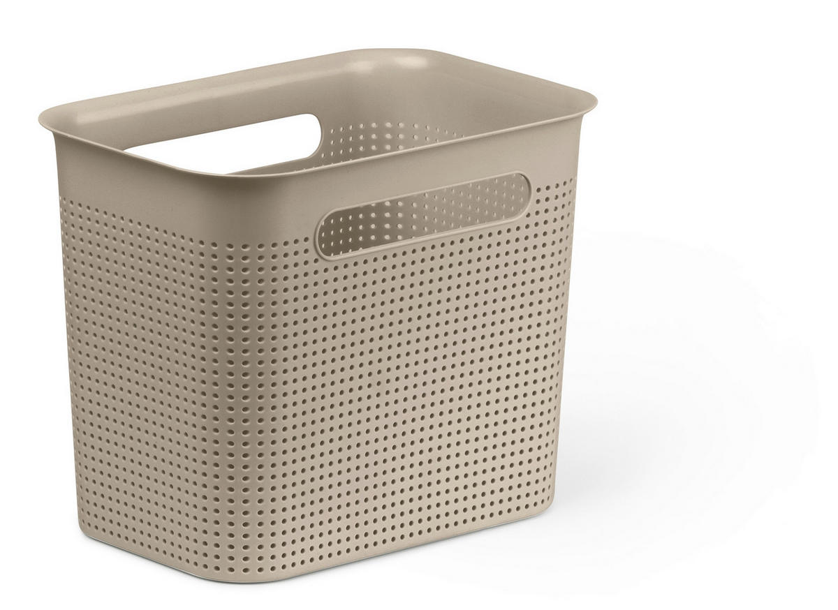 KOŠARA   26,2/18/21,1 cm     - bež, Basics, umetna masa (26,2/18/21,1cm) - Rotho
