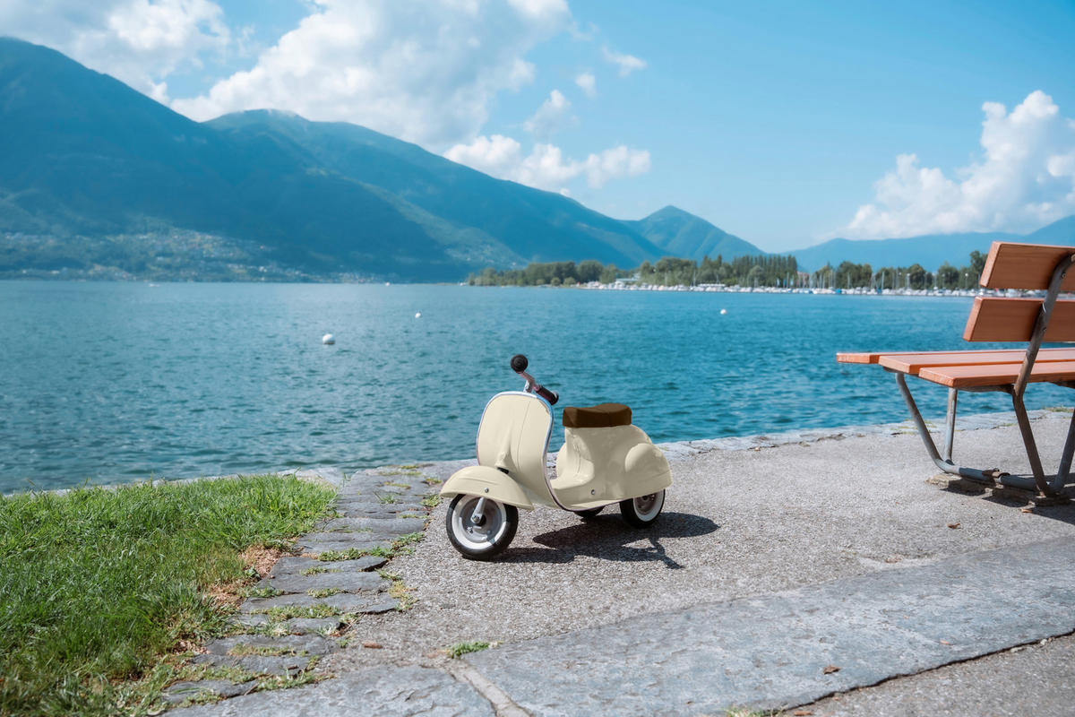 LAUFRAD PRIMO  - Creme, Basics, Kunststoff/Metall (79/45/35cm)