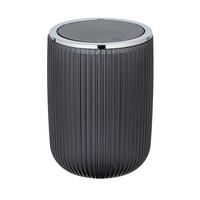 SCHWINGDECKELEIMER AGROPOLI 2 L  - Grau, Basics, Kunststoff (14,5/20/14,5cm) - Wenko