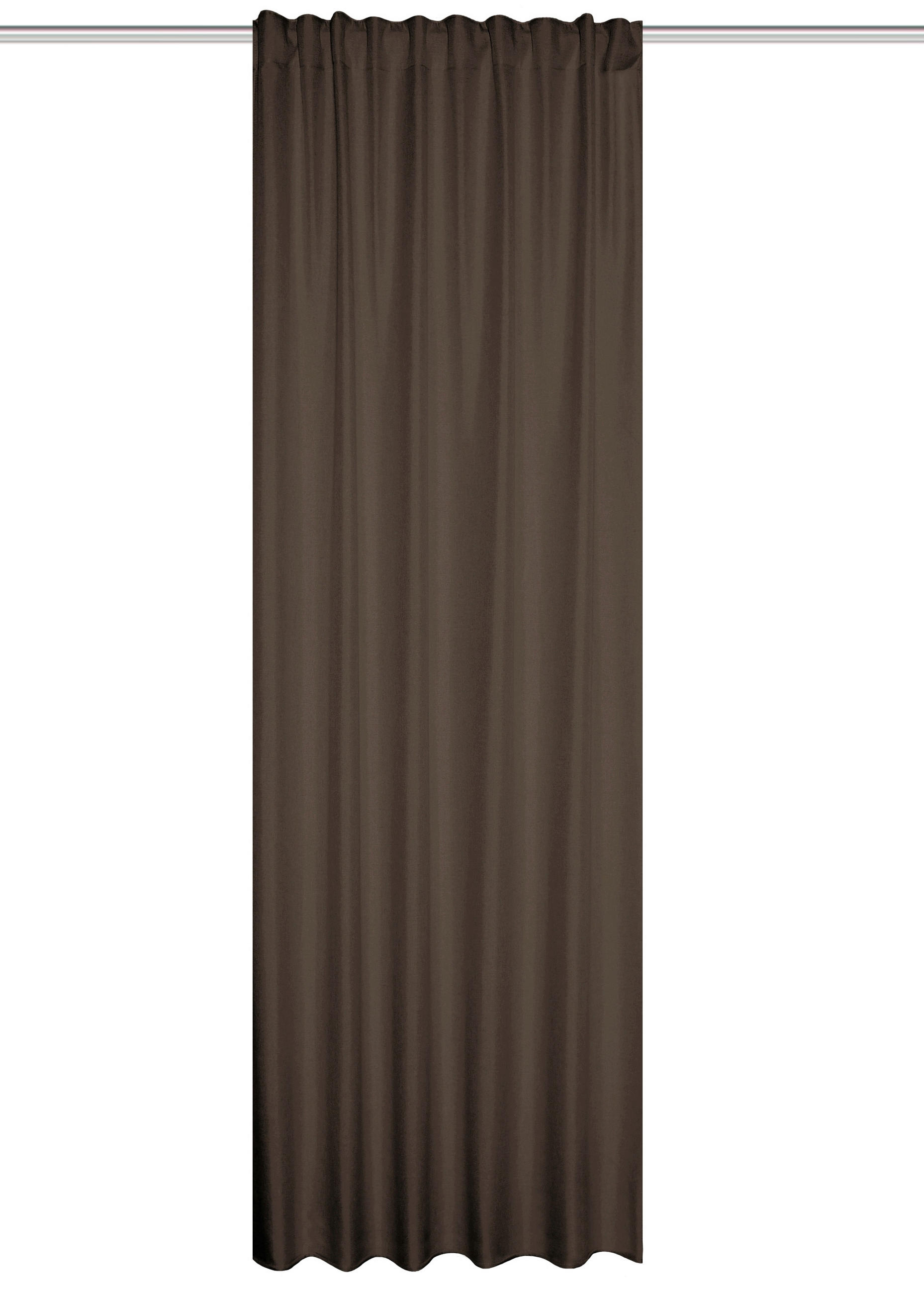 WÄRMESCHUTZVORHANG ESKAMIO Verdunkelung 135/145 cm   - Braun, Basics, Textil (135/145cm)
