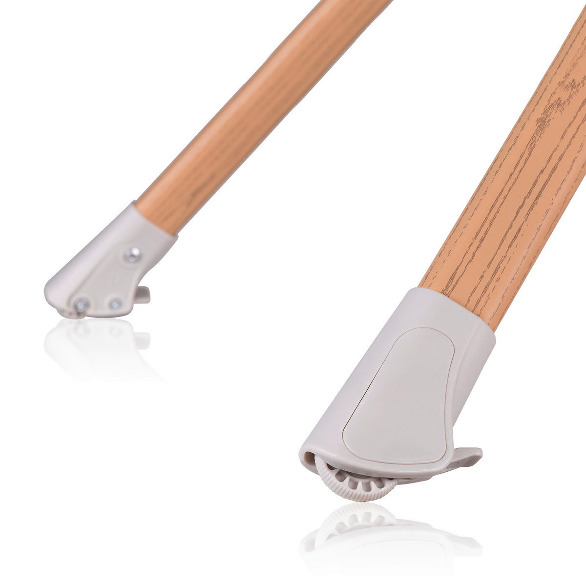 REISEBETT Malin Evo Beige, Naturfarben, Weiß  - Beige/Naturfarben, Basics, Kunststoff (107/63/93cm) - Lionelo