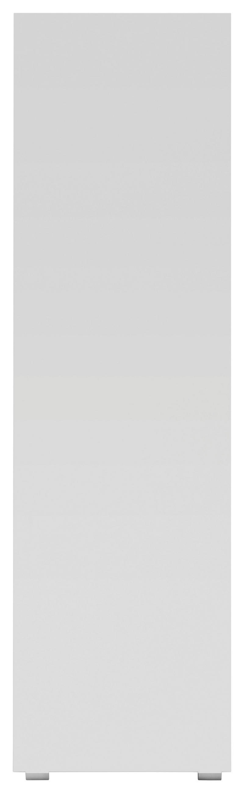 REGALNI ELEMENT 45/131/37 cm bela  - srebrne barve/bela, Konvencionalno, leseni material (45/131/37cm) - Livetastic