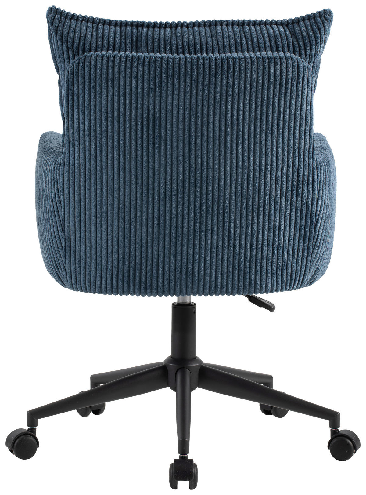 OTOČNÁ ŽIDLE, tkaná látka, modrá, černá - modrá/černá, Design, kov/textil (58/84,5-92/64cm) - Carryhome