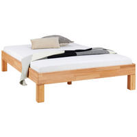 FUTÓNOVÁ POSTEĽ, 140/210 cm jadrový buk - jadrový buk, Natur, drevo (140/210cm) - MID.YOU