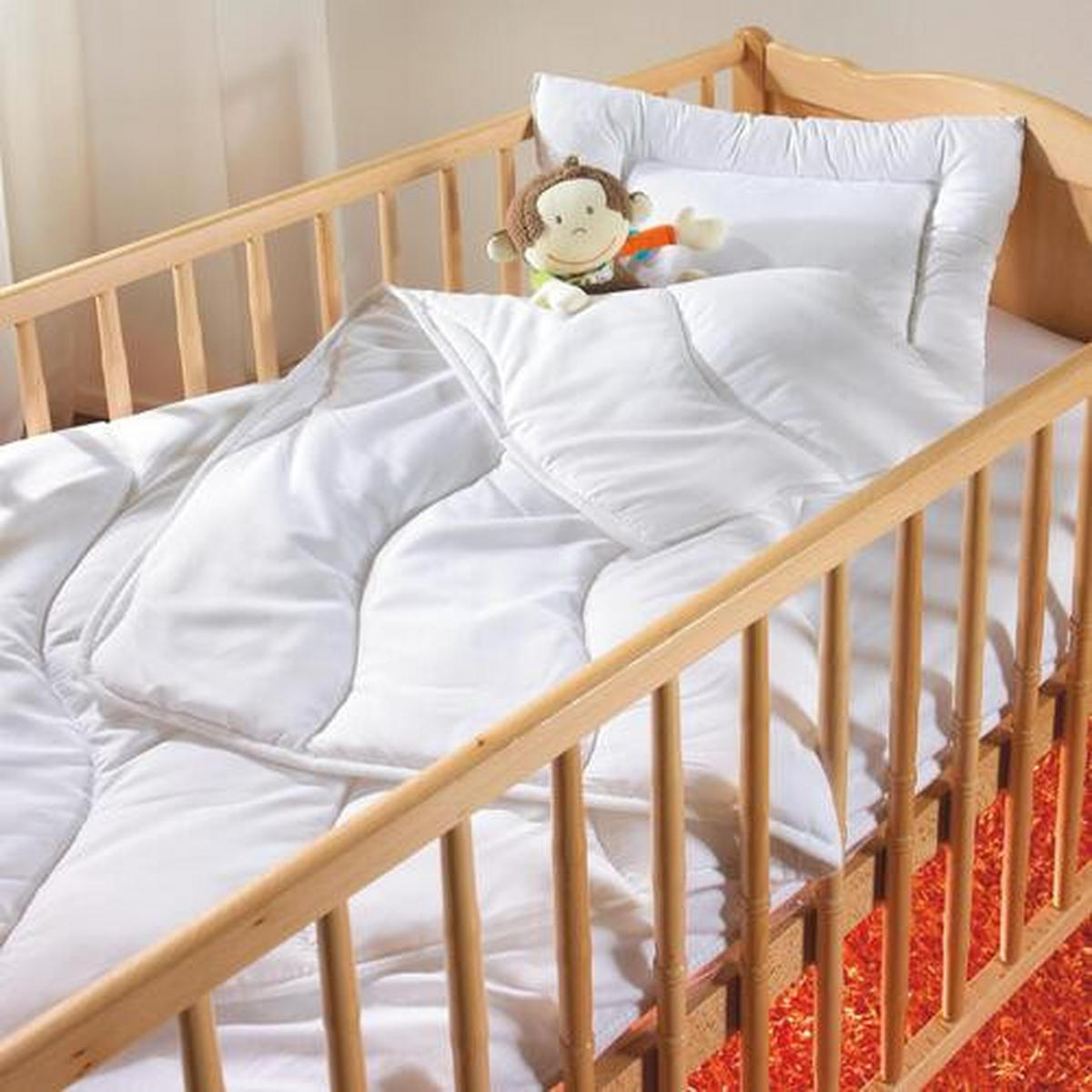 KINDERBETTSET 100/135 cm  - Weiß, Basics, Textil (100/135cm) - Patinio