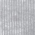 RÉCAMIERE in Cord Hellgrau  - Hellgrau/Schwarz, Design, Kunststoff/Textil (171/71-88/93cm) - Cantus