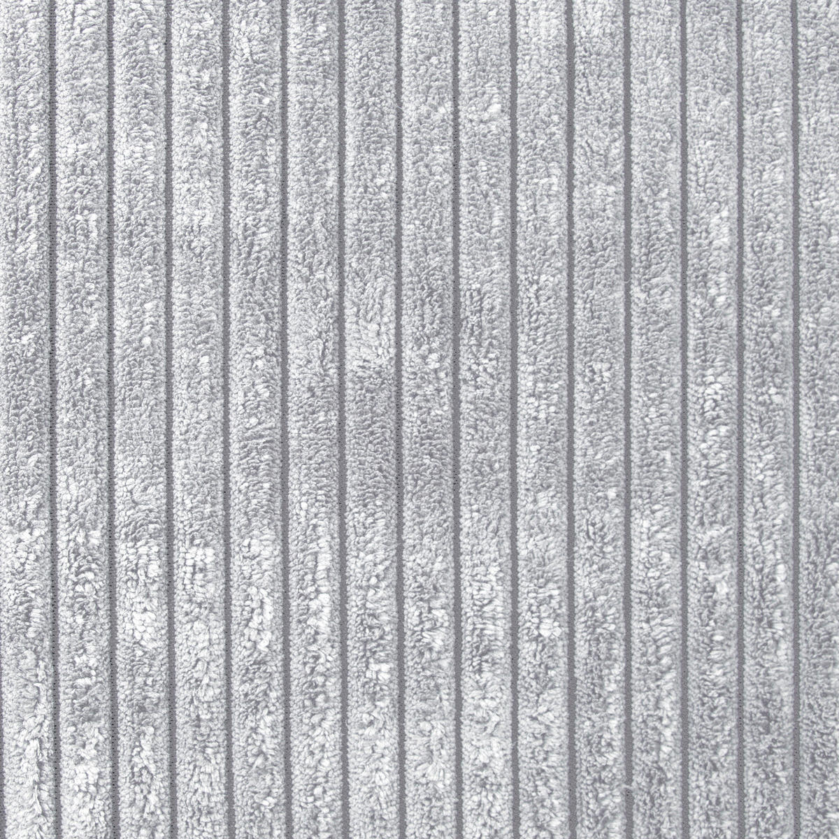 RÉCAMIERE in Cord Hellgrau  - Hellgrau/Schwarz, Design, Kunststoff/Textil (171/71-88/93cm) - Cantus