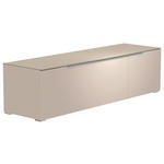 LOWBOARD Alufarben, Sandfarben  160/43/45 cm  - Sandfarben/Alufarben, Design, Glas/Holzwerkstoff (160/43/45cm) - Moderano