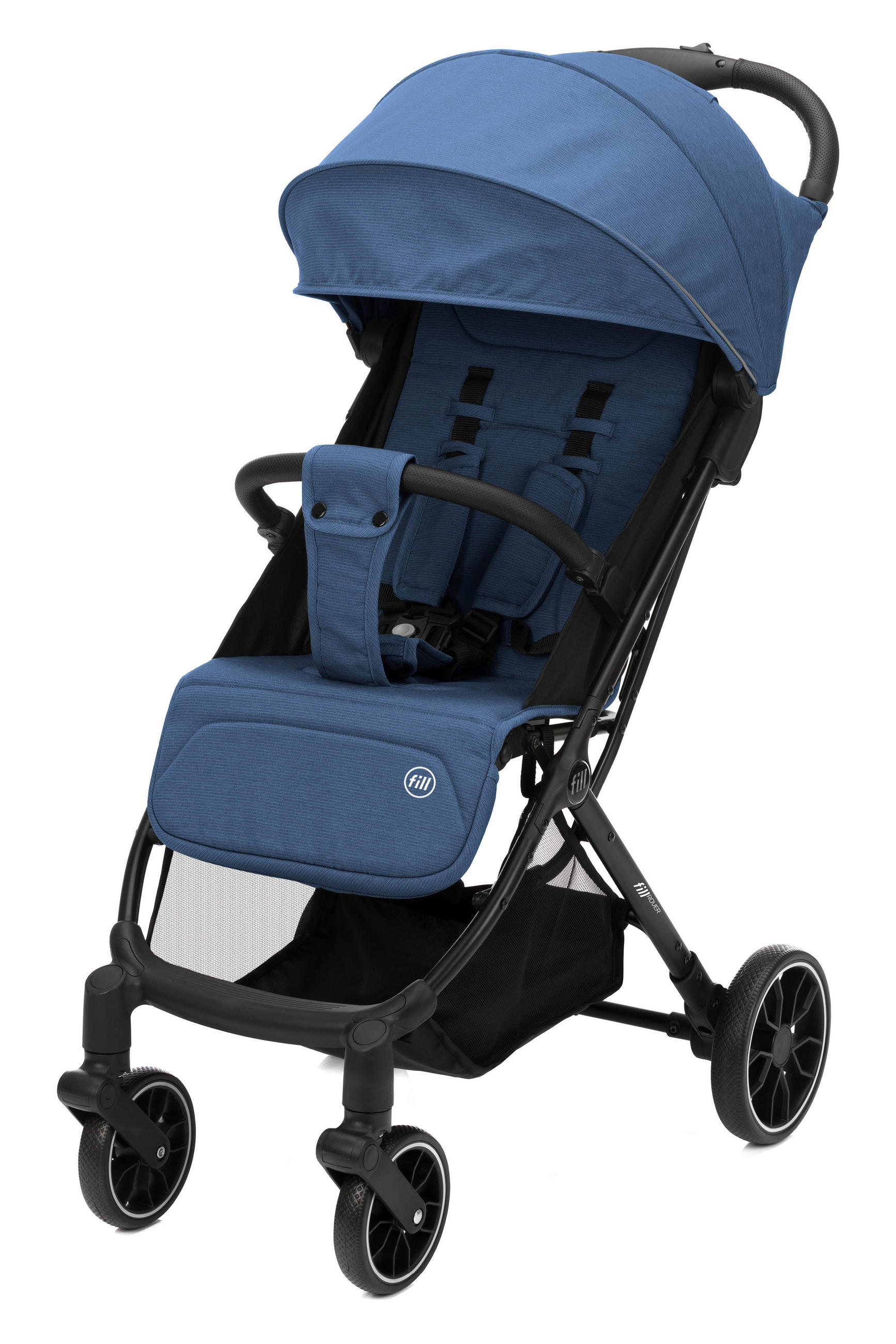 BUGGY  - Pastellblau/Schwarz, Basics, Textil/Metall (85/53/103cm) - Fillikid