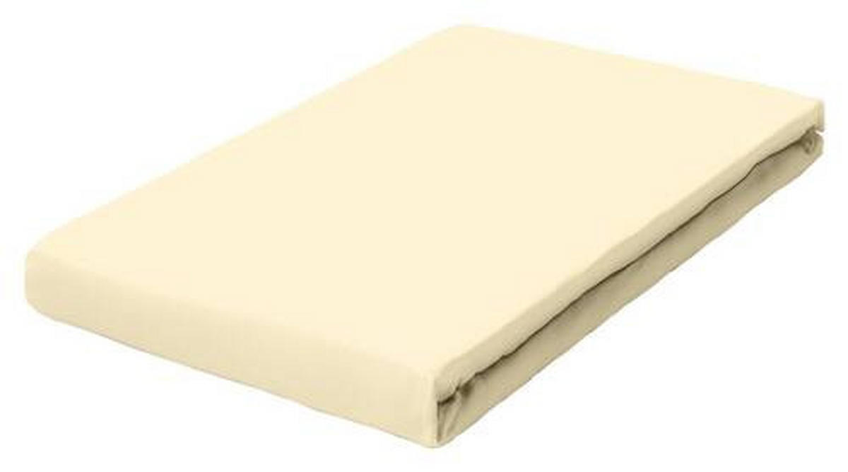 BOXSPRING-FIXLEINTUCH - Gelb, Basics, Textil (100/220cm) - Schlafgut