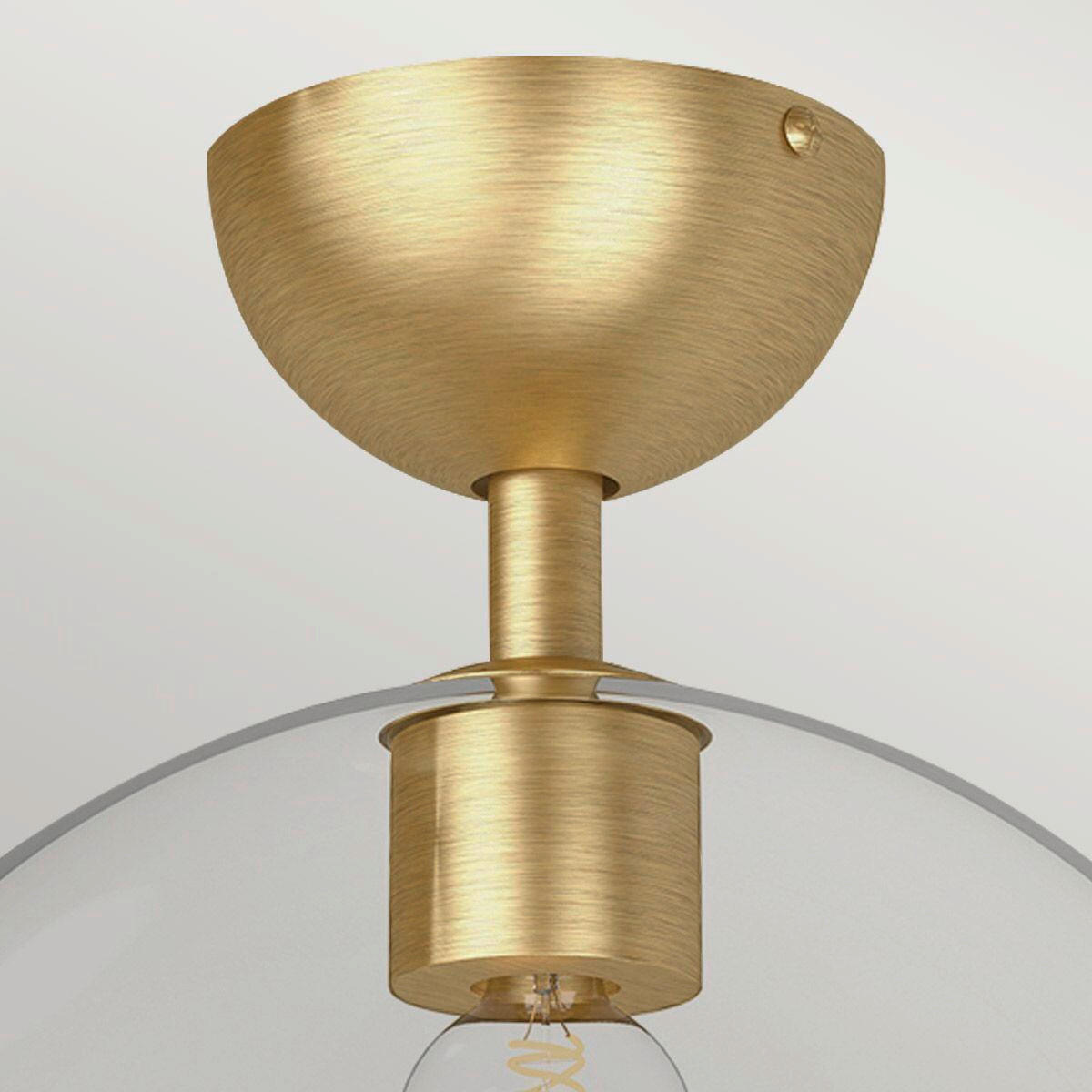 HÄNGELEUCHTE 30,5/25,4 cm  - Goldfarben, KONVENTIONELL, Glas/Metall (30,5/25,4cm) - Elstead Lighting