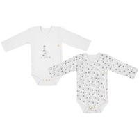 WICKELBODY  - Naturfarben/Grau, Basics, Textil (74/80null) - Patinio