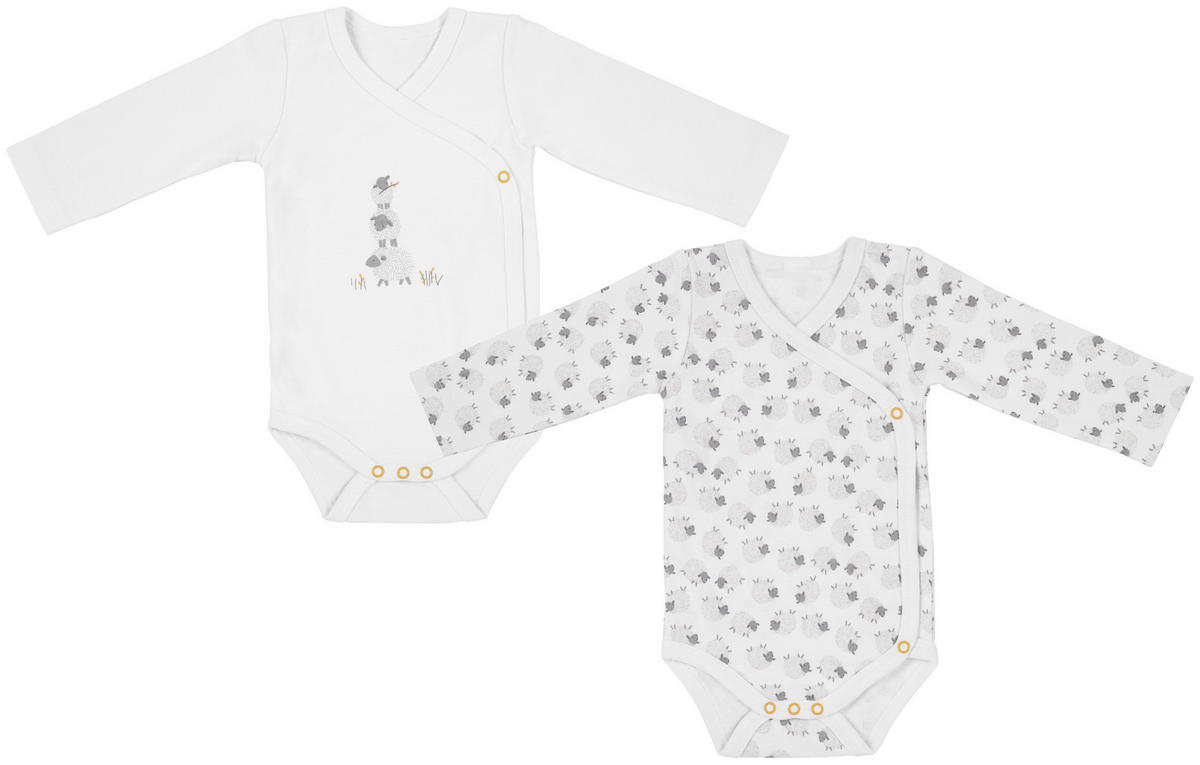 WICKELBODY  - Naturfarben/Grau, Basics, Textil (74/80null) - Patinio