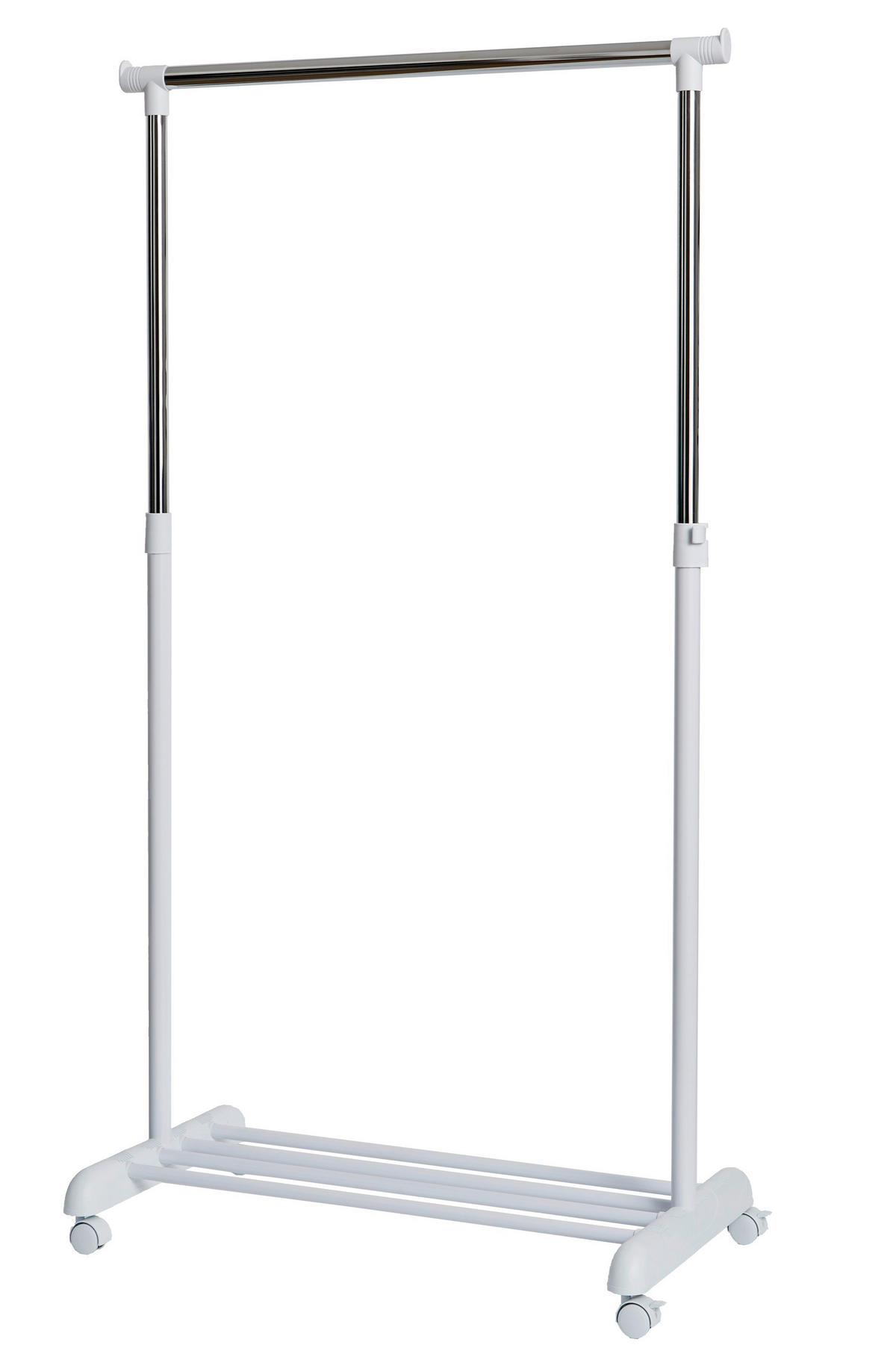 KLEIDERSTÄNDER in Weiß   - Weiß, Basics, Kunststoff/Metall (84/44/101-165cm) - Store It