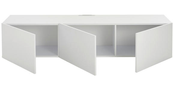 LOWBOARD  in 180/36,7/42 cm  - Weiß, Design, Holzwerkstoff (180/36,7/42cm) - Hom`in