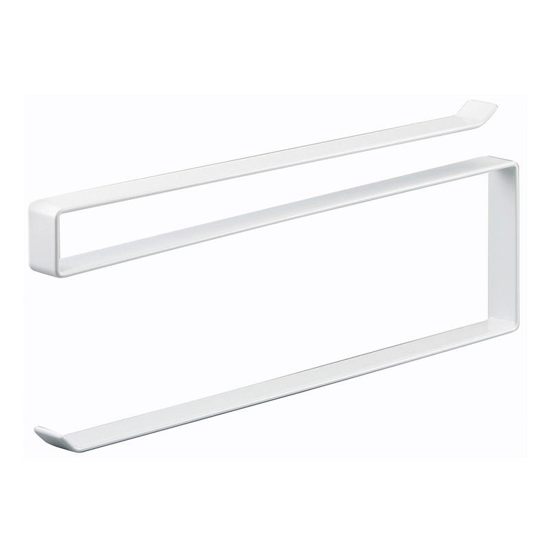 KÜCHENROLLENHALTER - Weiss, Basics, Metall (9.5/12/26.5cm)