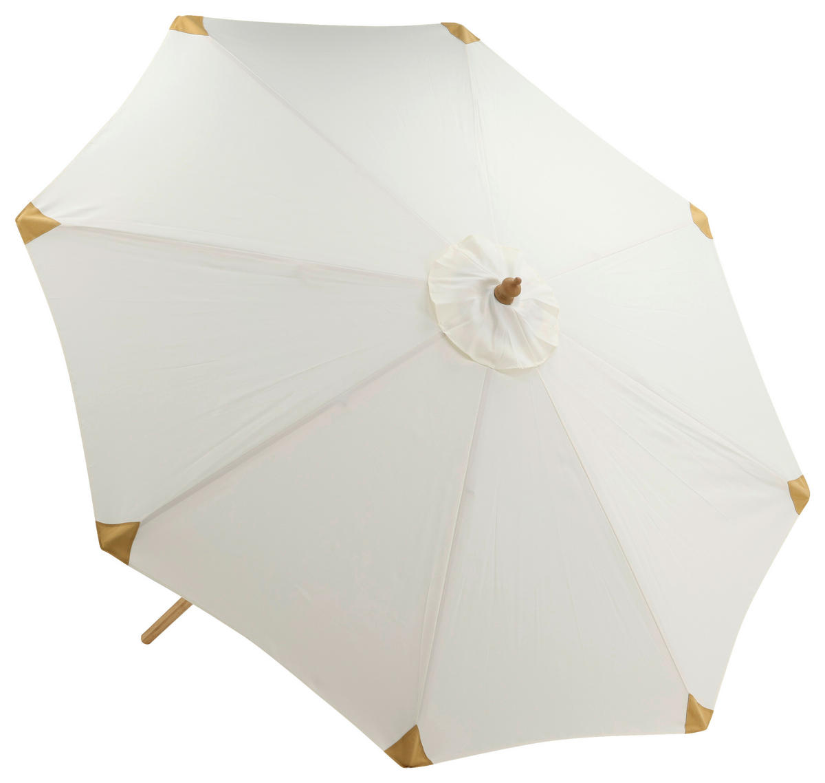 SONNENSCHIRM 270 cm  - Weiß, KONVENTIONELL (270/250cm) - Gardenson