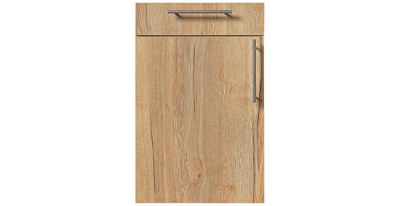 EINBAUKÜCHE   - Eichefarben, KONVENTIONELL, Holzwerkstoff - Novel