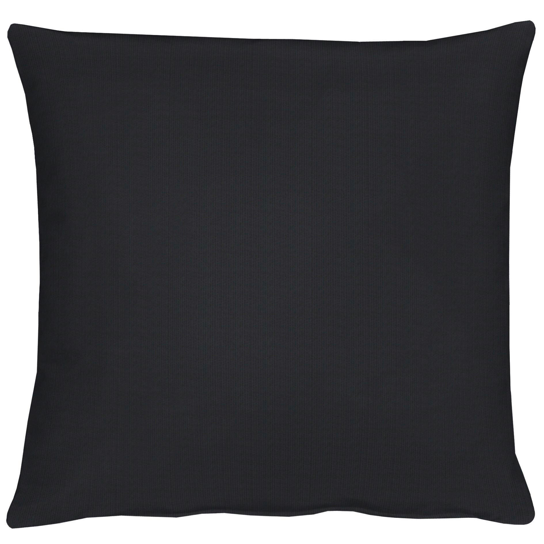 ZIERKISSEN 39/39 cm - Schwarz, Basics, Textil (39/39cm) - Apelt