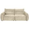 2-SITZER-SOFA Chenille Creme  - Creme/Schwarz, MODERN, Kunststoff/Textil (216/89/92cm) - MID.YOU