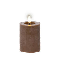 LED-KERZE 7/11,2 cm  - Dunkelbraun, Basics, Kunststoff/Paraffin (7/11,2cm) - Ambia Home