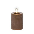 LED-KERZE 7/11,2 cm - Dunkelbraun, Basics, Kunststoff/Paraffin (7/11,2cm) - Ambia Home