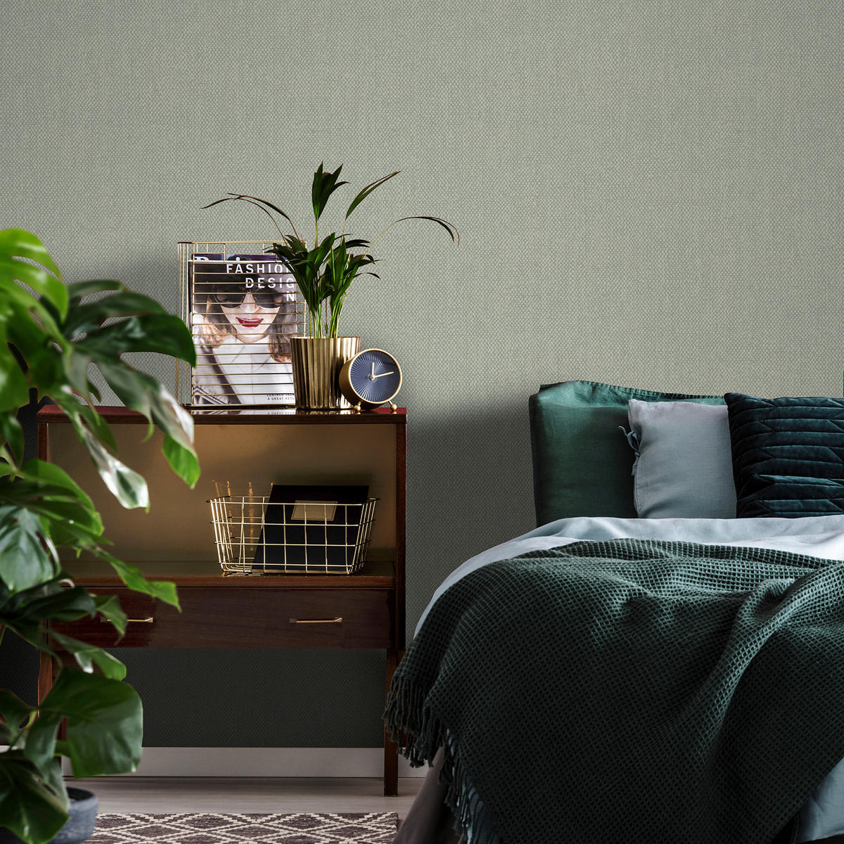 VLIESTAPETE  - Grau, Basics, Papier/Kunststoff (52/1000cm) - Xora