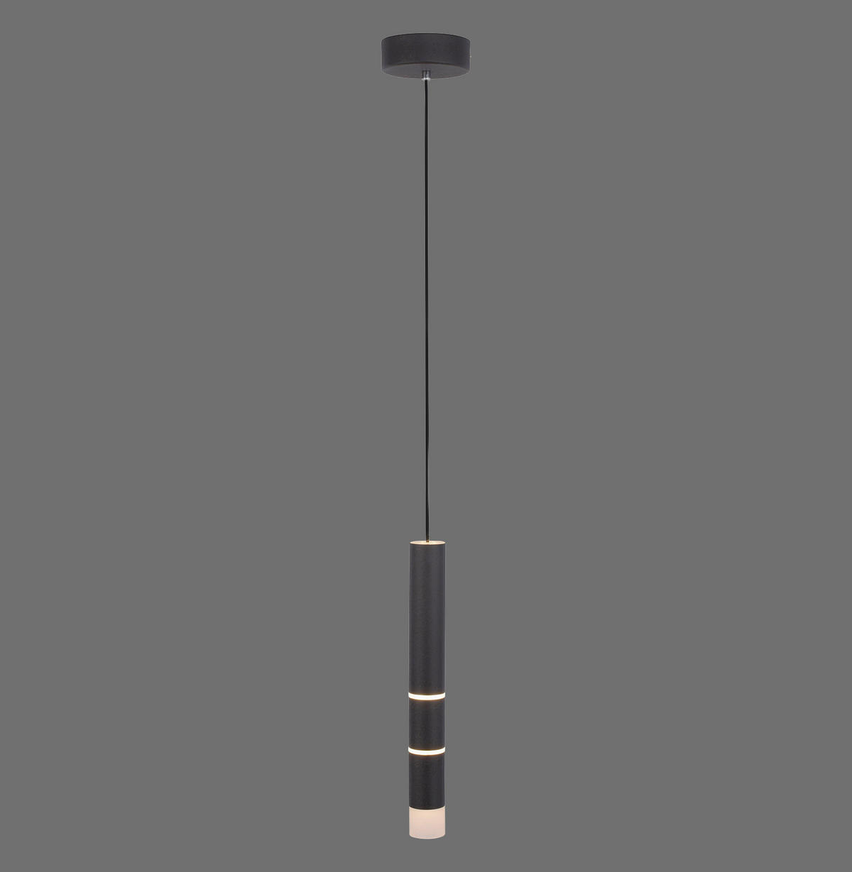 LED-HÄNGELEUCHTE PURE-VEGA 12/12/120 cm   - Schwarz, Design, Kunststoff/Metall (12/12/120cm) - Neuhaus PURE
