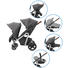 KINDERWAGENSET Lila mit Jade und Pebble Pro - Silberfarben/Schwarz, Trend, Textil/Metall - Maxi-Cosi KINDERWAGENSET Lila mit Jade und Pebble Pro - Silberfarben/Schwarz, Trend, Textil/Metall - Maxi-Cosi