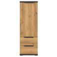 KOMMODE  in 40/122/42 cm  - Eichefarben/Graphitfarben, KONVENTIONELL, Holzwerkstoff/Kunststoff (40/122/42cm) - Xora